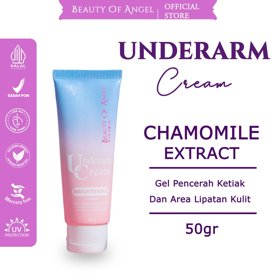 Beauty Of Angel Underarm Cream With Deodorant Body Odor Remover Bpom