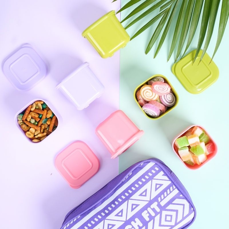 3-color mini jar Multi-colored spice storage/ | Shopee Malaysia