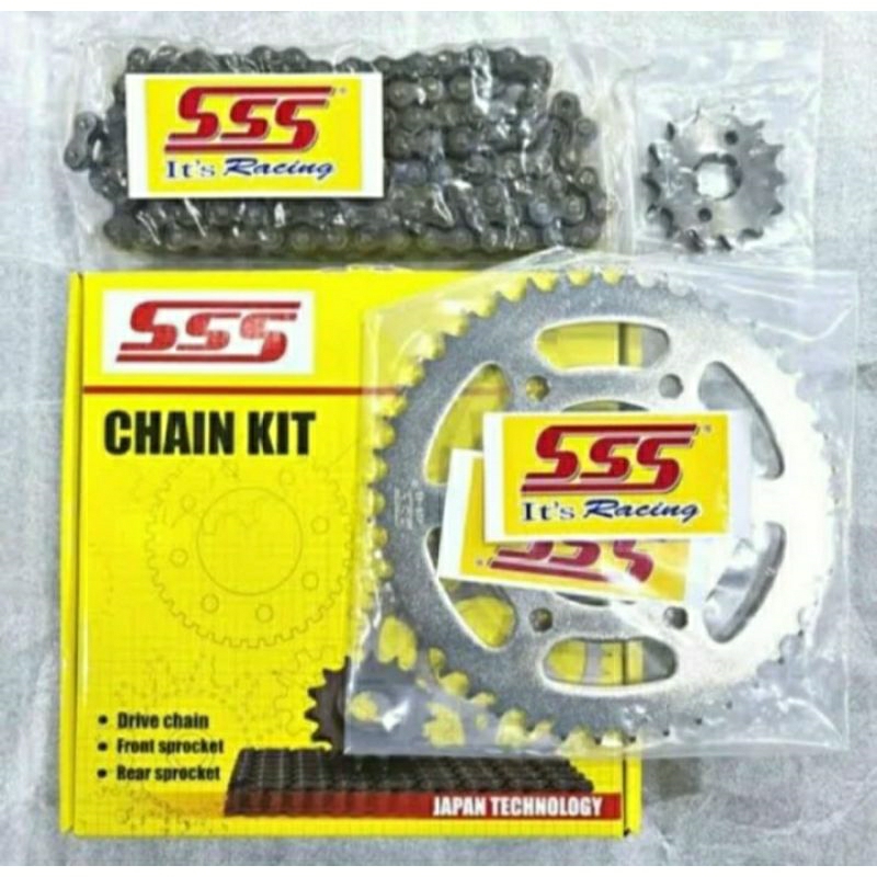 Gear Gear SSS chain kit cb 150R, cbr, cb 150x 428H Gear set Shopee