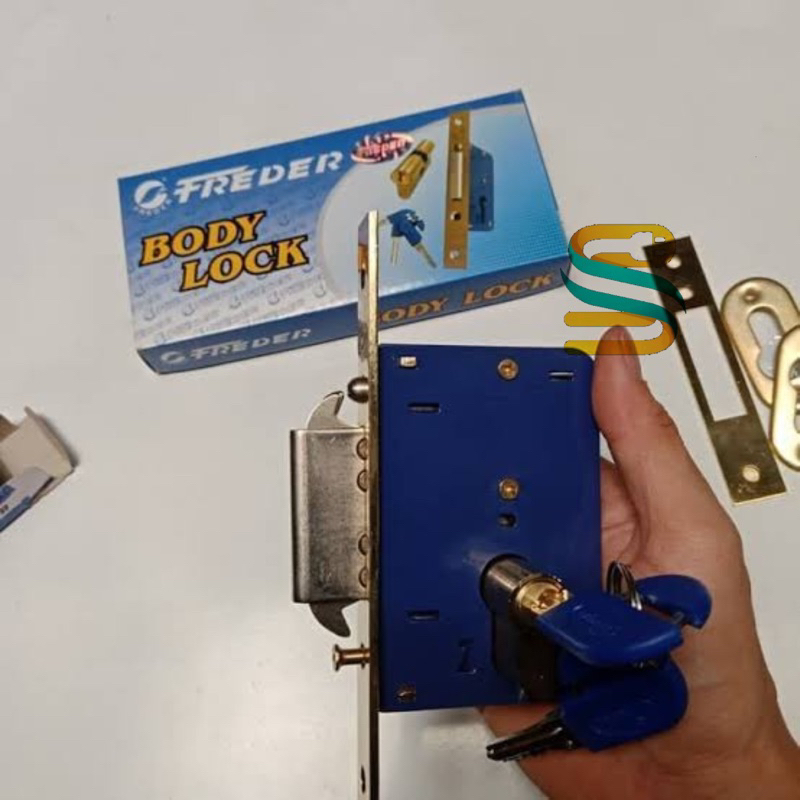 KAYU (Freder) Wooden Sliding Door Lock Wooden Sliding Door Lock