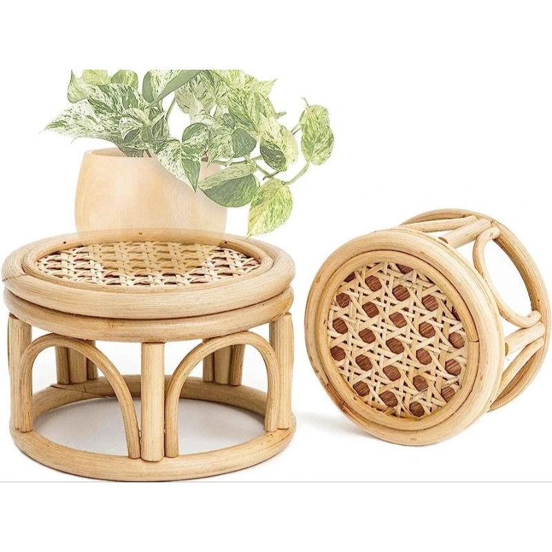 Mini rattan pot combination of webbing/cover pot/mini standing pot ...