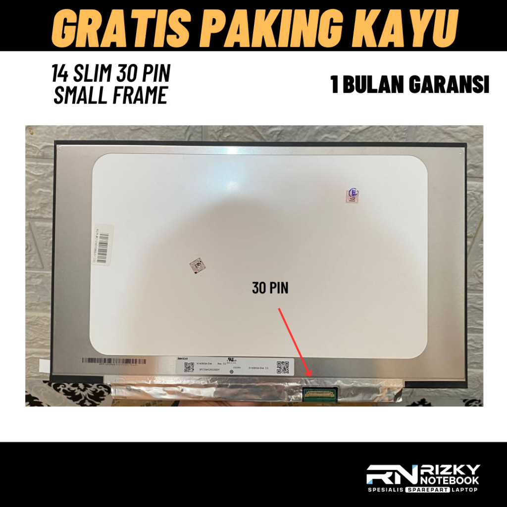 LAYAR Led LCD LAPTOP SCREEN V14 V14-IIL V14-1WL V14-IKB V14-ADA 14 INCH ...