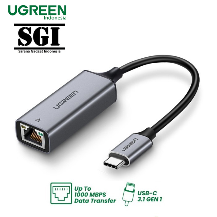 Ugreen ORIGINAL Ethernet Adapter USB Type C to RJ45 LAN up to 1000 Mbps ...