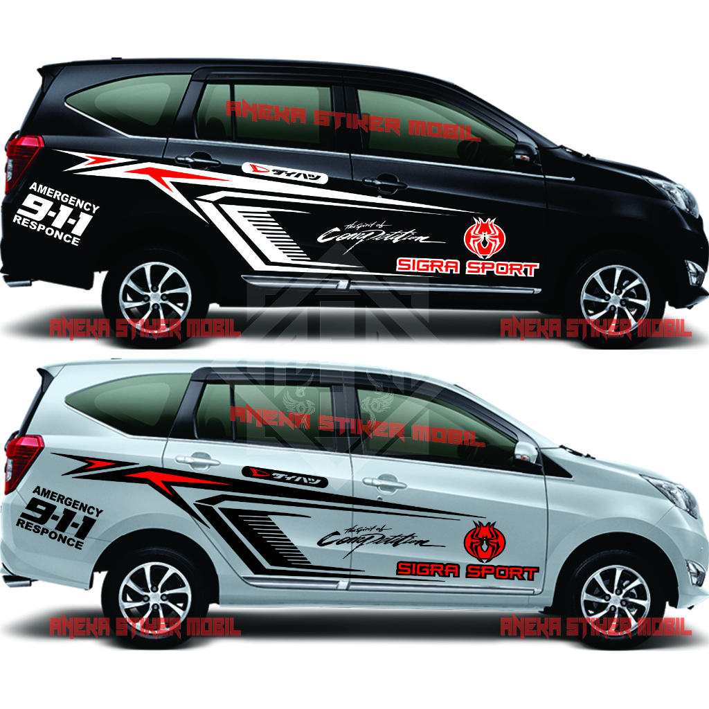 Daihatsu Sigra Car Cutting Sticker Model List Tribal Sport | Shopee ...