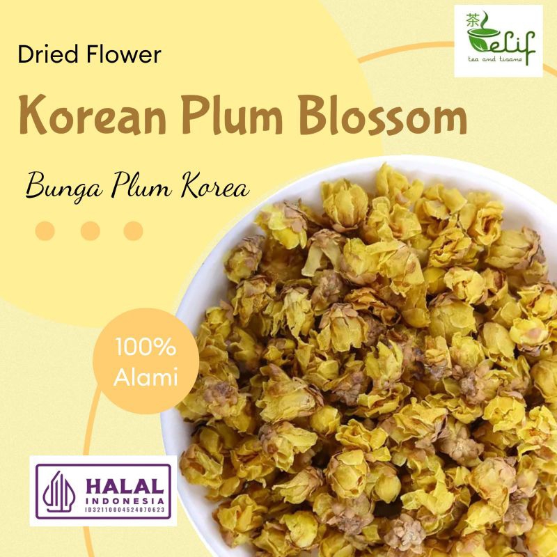 Elif Tea Plum Blossom Tea: Korean Plum Flower Tea Maehwa-cha (Earloop ...