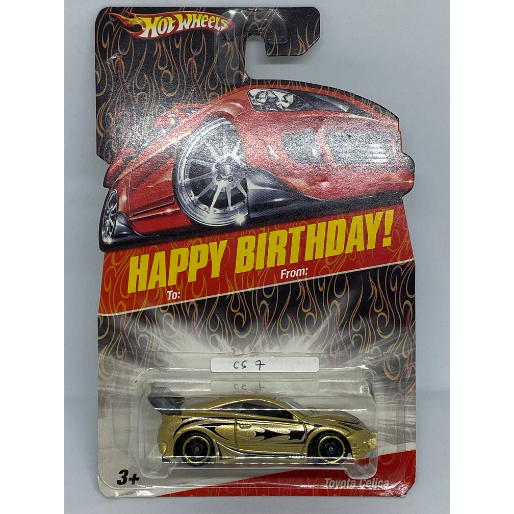 Hot WHEELS TOYOTA CELICA HAPPY BIRTHDAY HAPPY BIRTHDAY Greeting Card ...