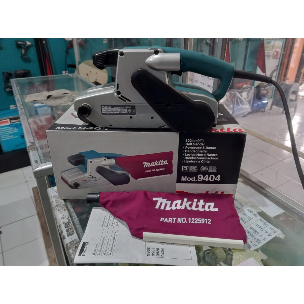 MESIN Makita 9404 Sitting Sanding Machine belt bench Roll Roller Tank