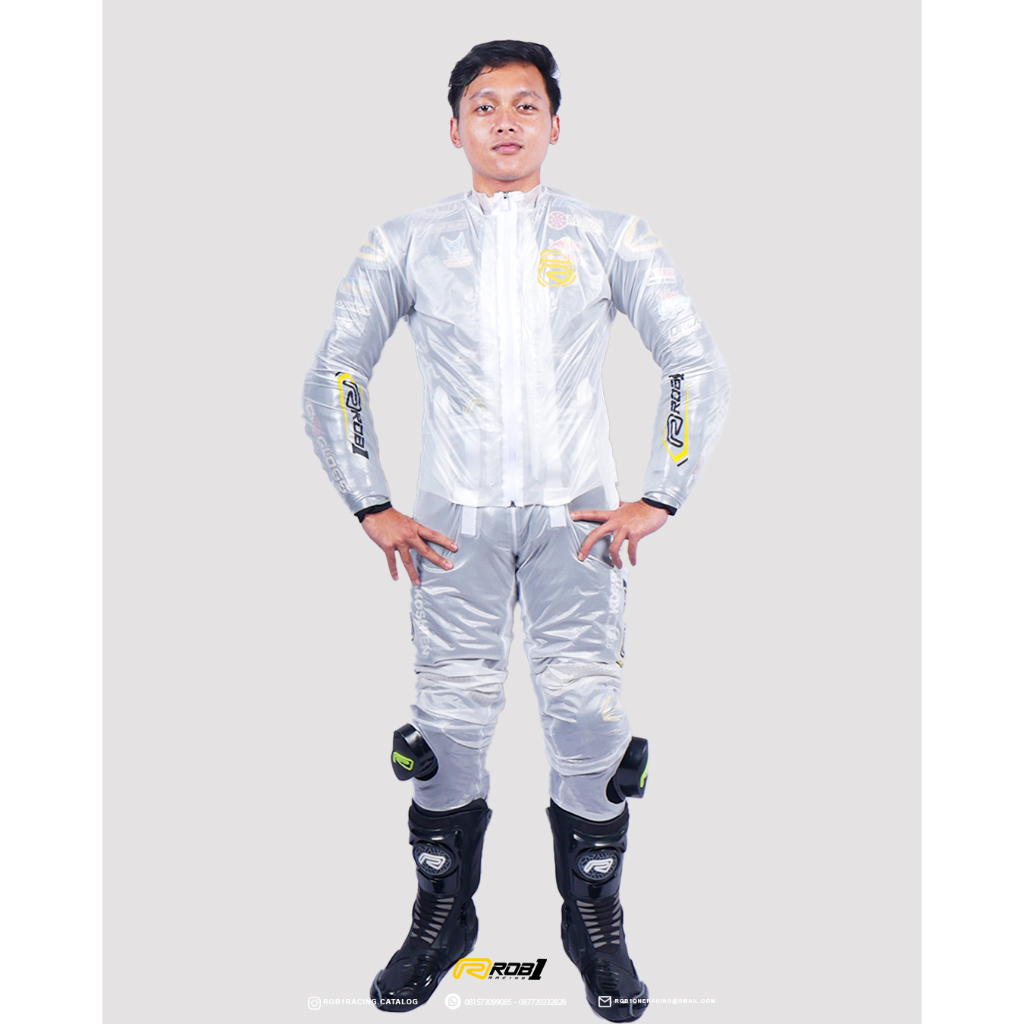 ROB1 Racing Wear Pack raincoat | Shopee Malaysia