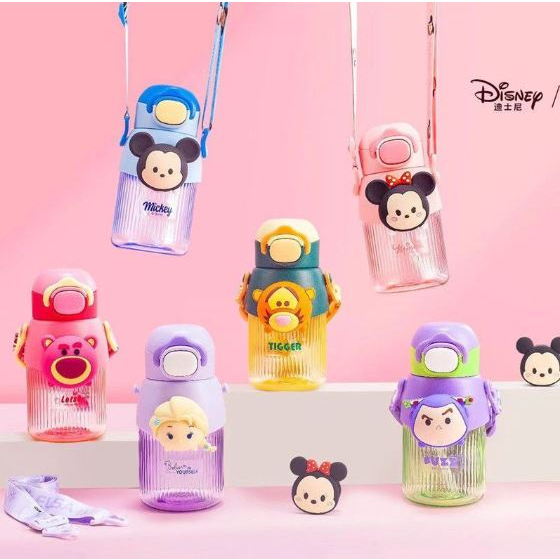 Children's Drinking Bottle Imported Suction & Drink Elsa Mickey Minnie ...