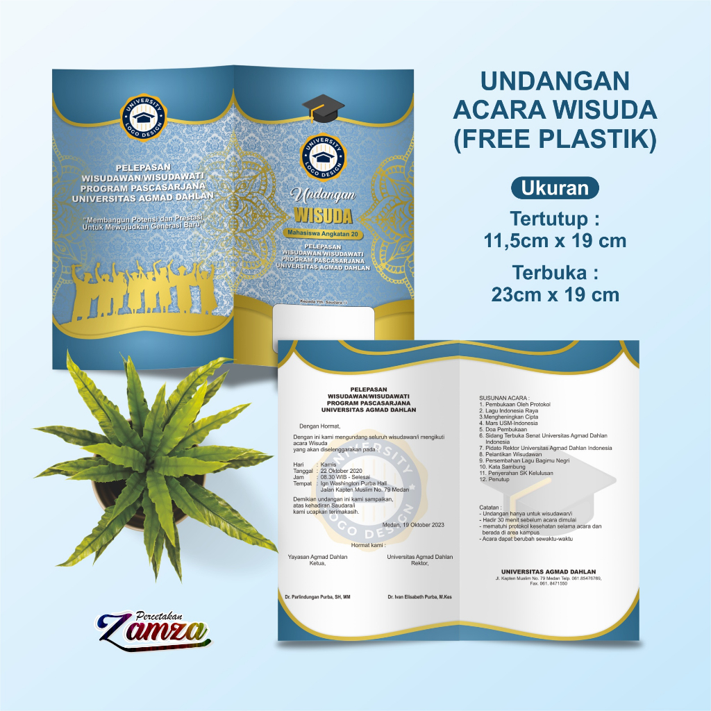 Graduation Invitation (Fold_A) | Shopee Malaysia