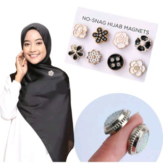 No-Snag Hijab Magnets | Matte Black