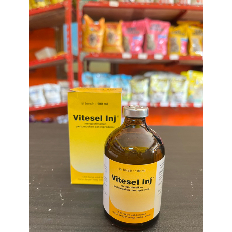 Vitesel Inject 100ml Vitamin E Selenium For Immune Reproduction