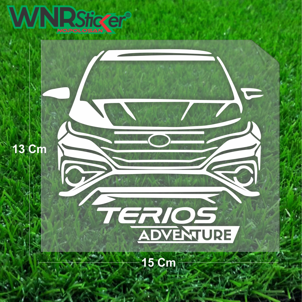Sticker cutting All New Terios Facelift Gen 2 Variations Of Car Glass