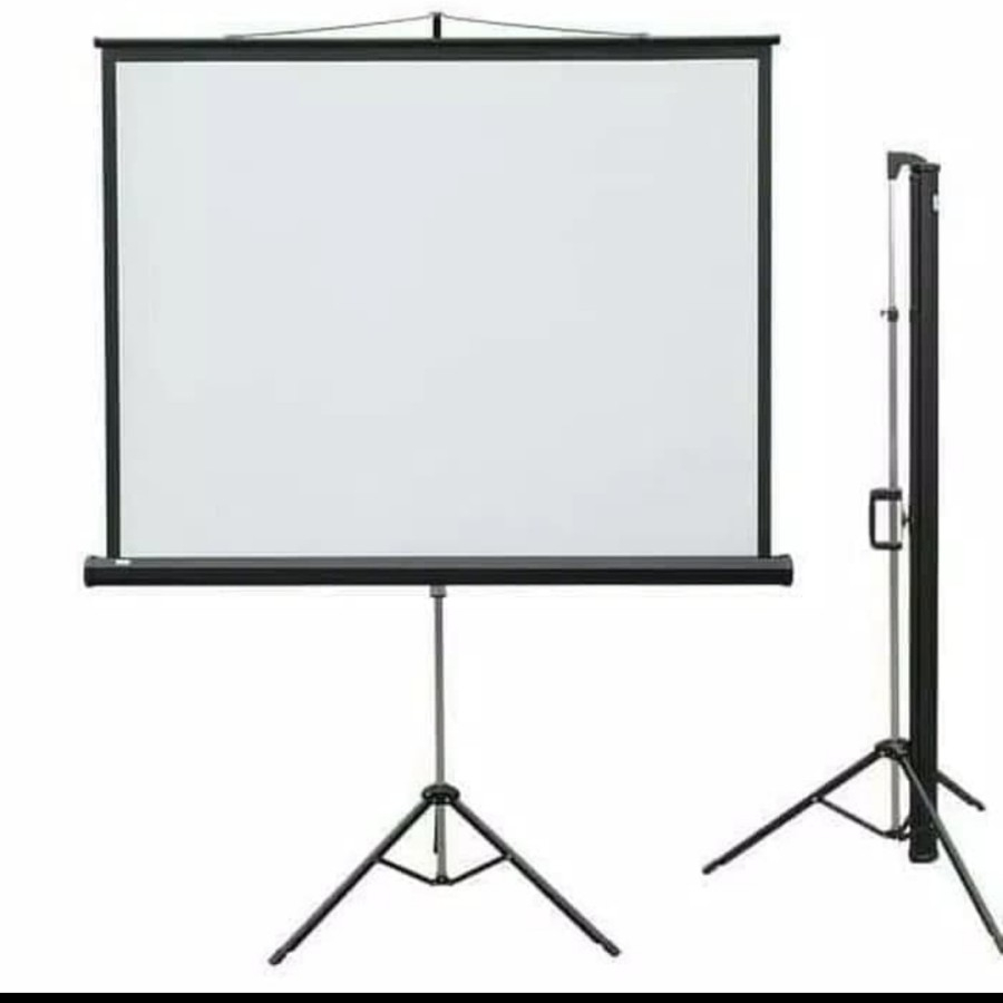 LAYAR Tripod projector Screen Shopee Malaysia