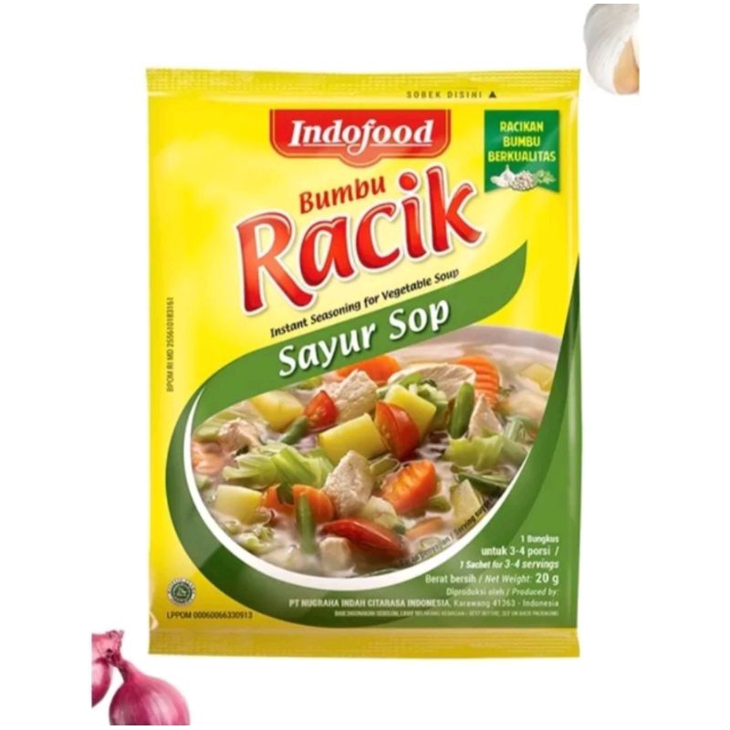 Indofood Seasoning Racik All Variants (1 Sachet) | Shopee Malaysia