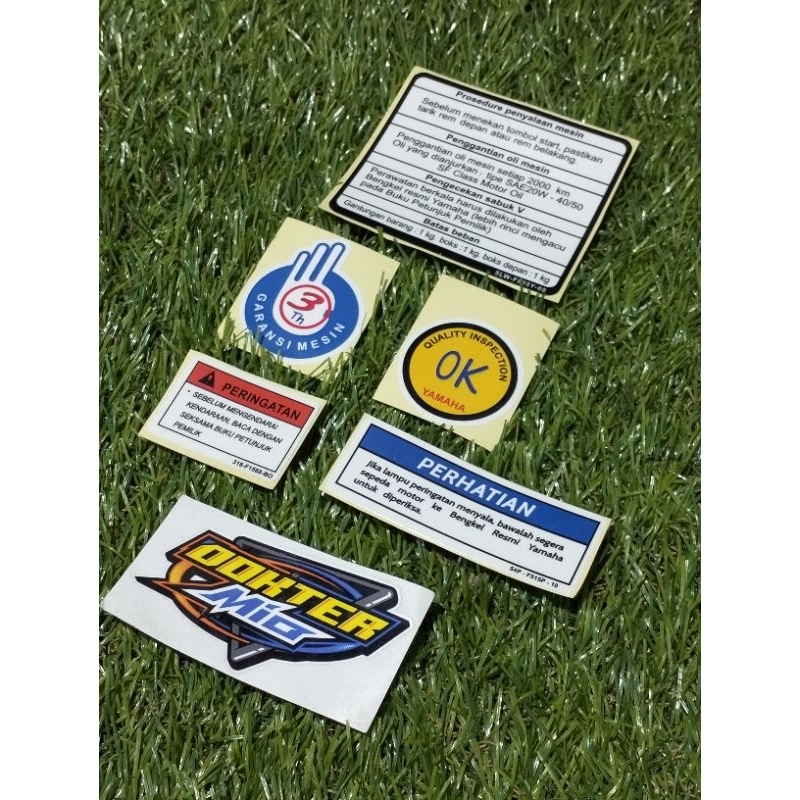 Mio Warning sticker Mio Warning sticker (5 types) | Shopee Malaysia