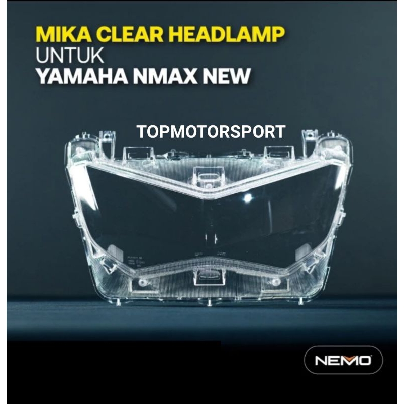 Nemo Glass Mica Headlight Reflector ALL NEW NMAX 2020 To 2023 ORIGINAL ...