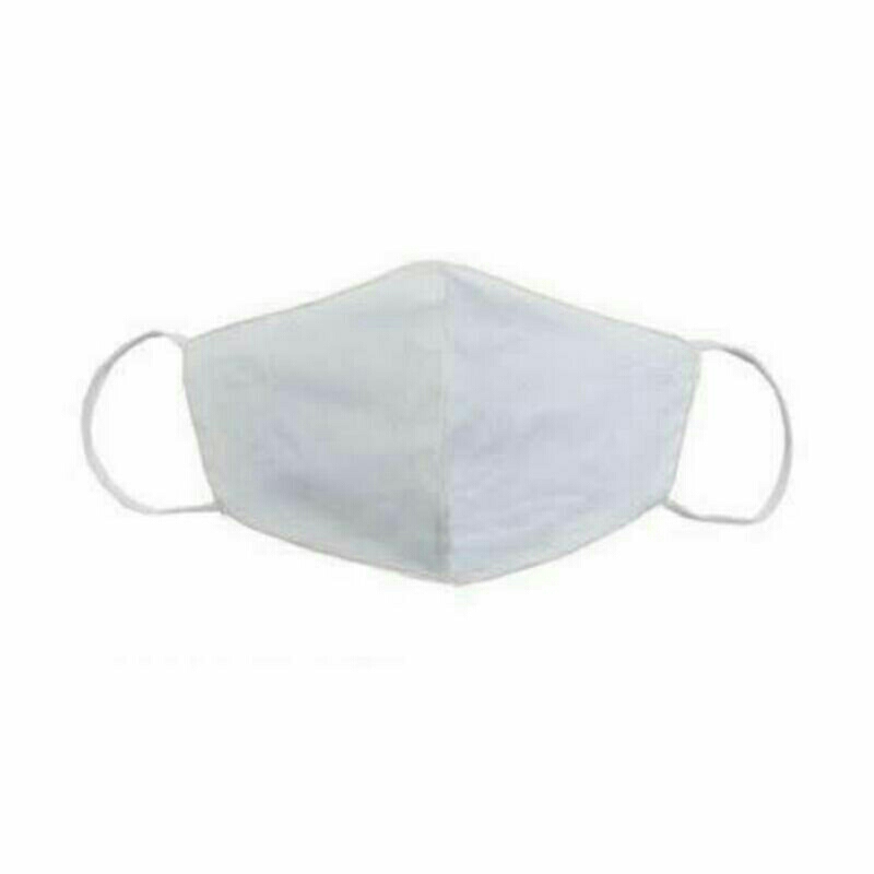 PUTIH [KK] Earloop White Cloth Mask Shopee Malaysia