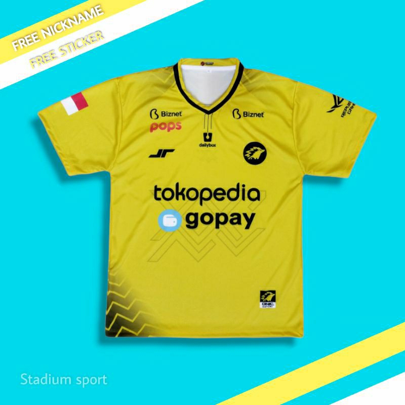 New ONIC ESPORT GAMING T-Shirt JERSEY 2022 FREE NICKMAE | Shopee Malaysia