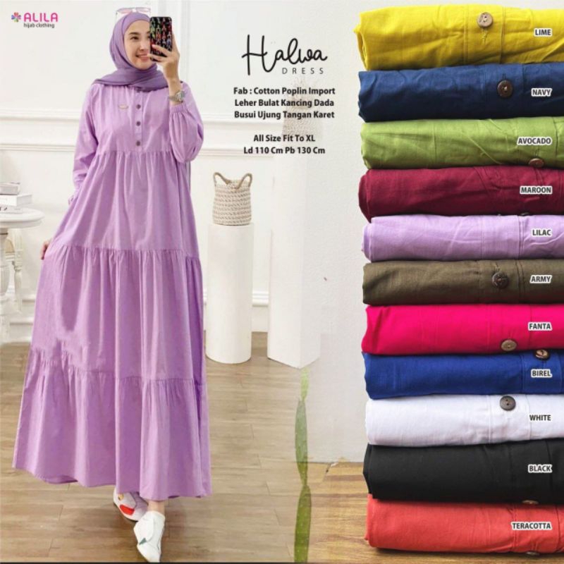 Halwa MIDI Dress By Alila | Shopee Malaysia