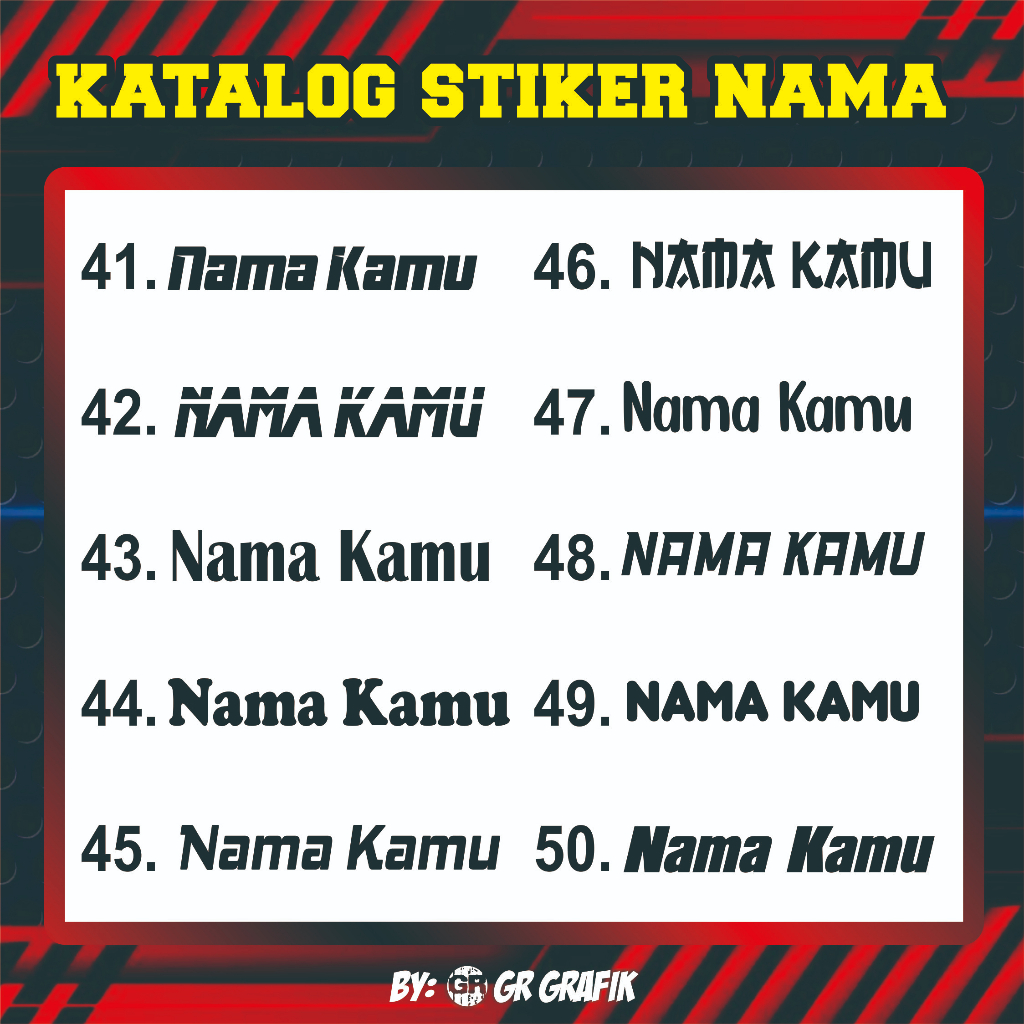 (PART 2) Embossed/CUTTING Name Stickers, CUSTOM Name Stickers, Name