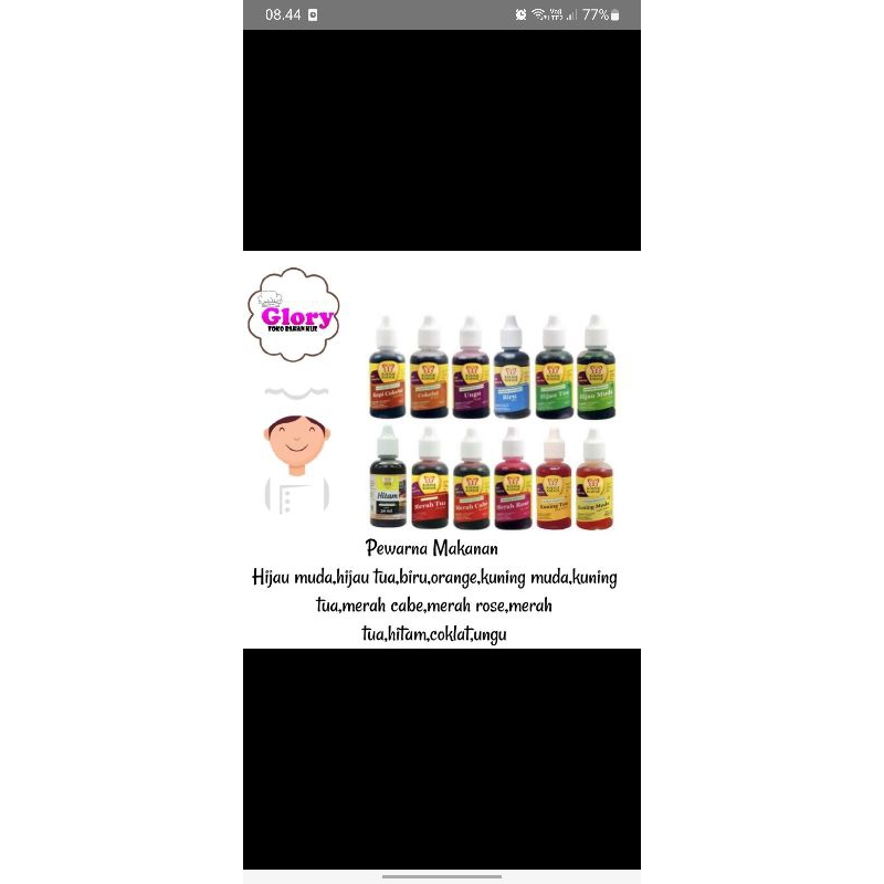 Blue butterfly food coloring | Shopee Malaysia