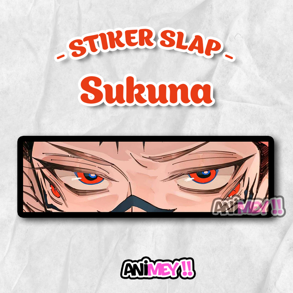 Sukuna Slap Sticker/Waterproof Anime Slap Sticker | Shopee Malaysia