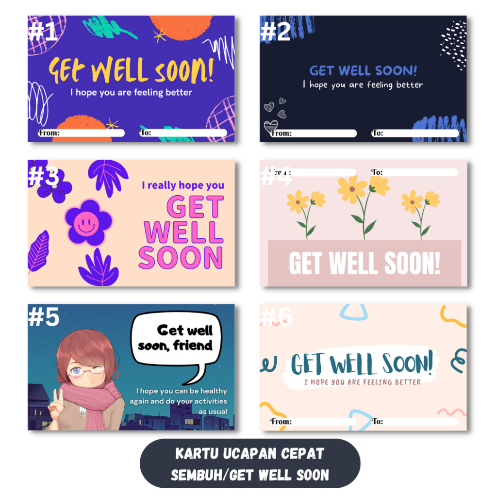 Get Well Soon Quick Healing Greeting Card | Fast Healing Greeting Card ...