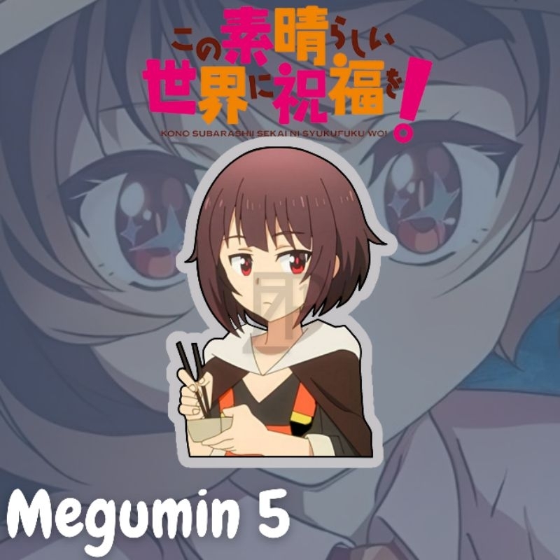 Megumin KONOSUBA ANIME STICKER (WATERPROOF) | Shopee Malaysia
