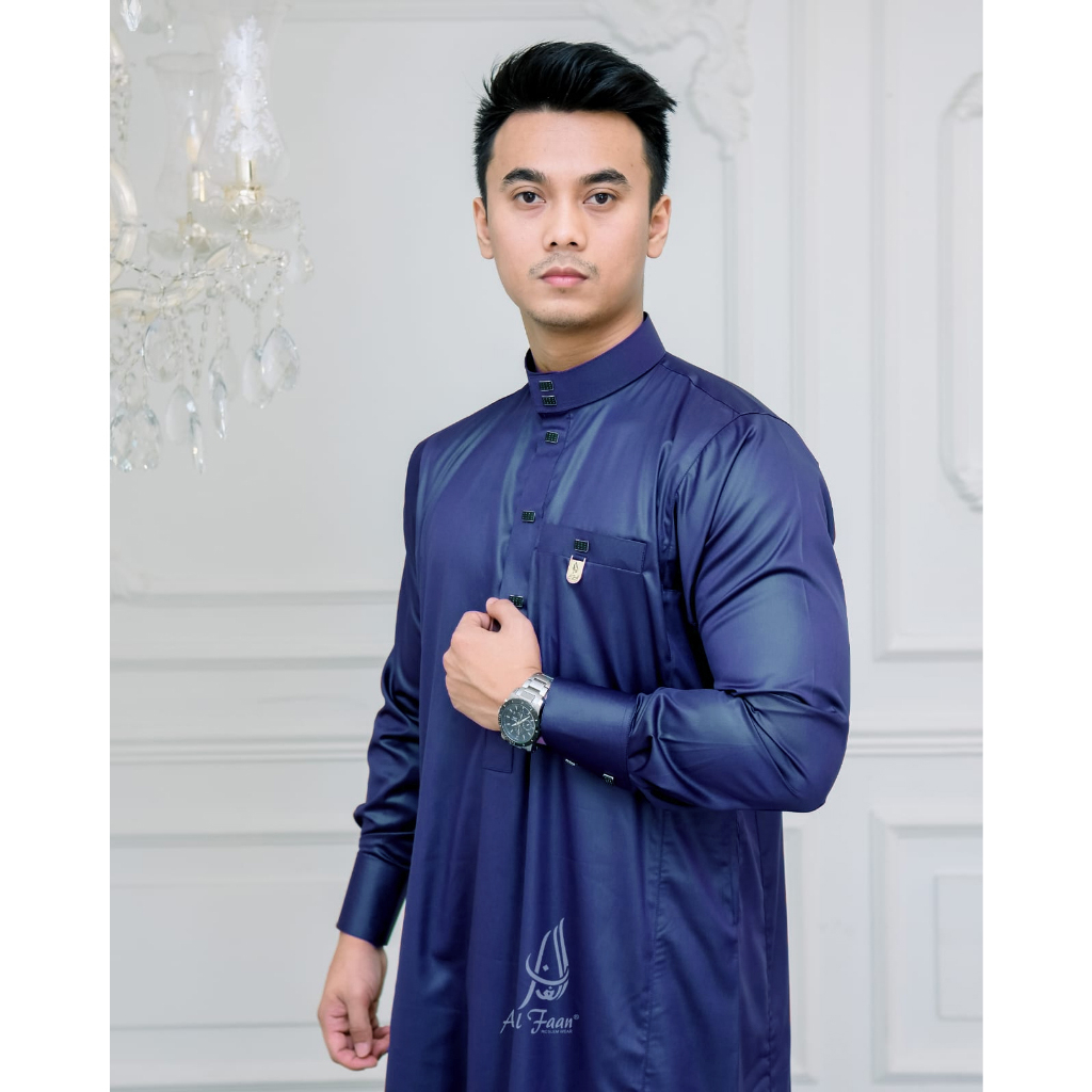 Robe Robe Men's Robe slimfit polyester Korean Robe muslim Men Robe