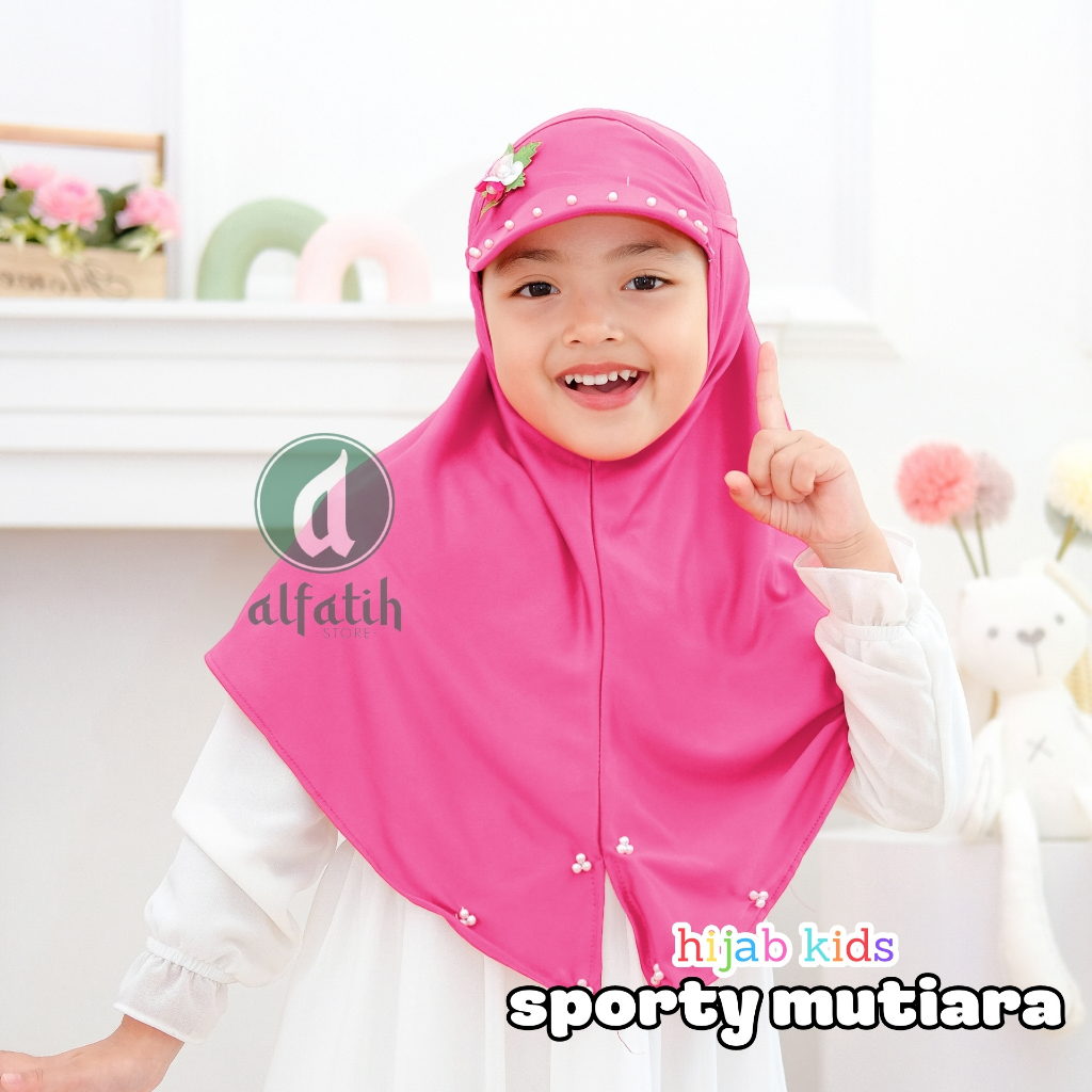Hijab For Kindergarten SD JILTOP MUTIARA/SPORTY MUTIARA/HIJAB For