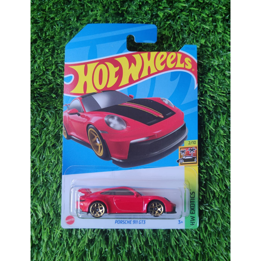 Merah Hot Wheels Regular Porsche 911 Gt3 Red Red Shopee Malaysia