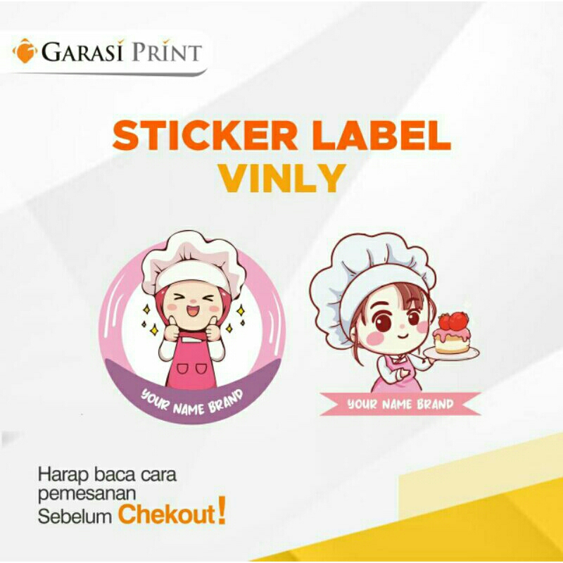 Print Vinly Sticker/ Snack Product Packaging Label(waterproof) | Shopee ...