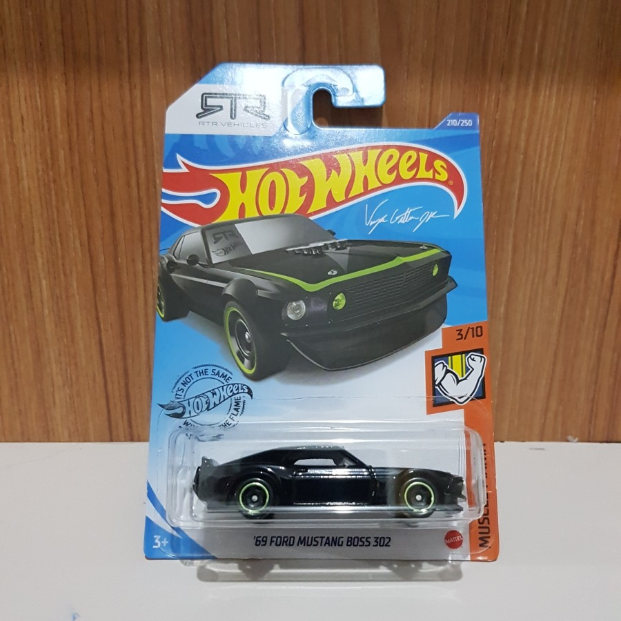Hot Wheels '69 Ford Mustang Boss 302 - 2020 Zamac Edition Muscle Car