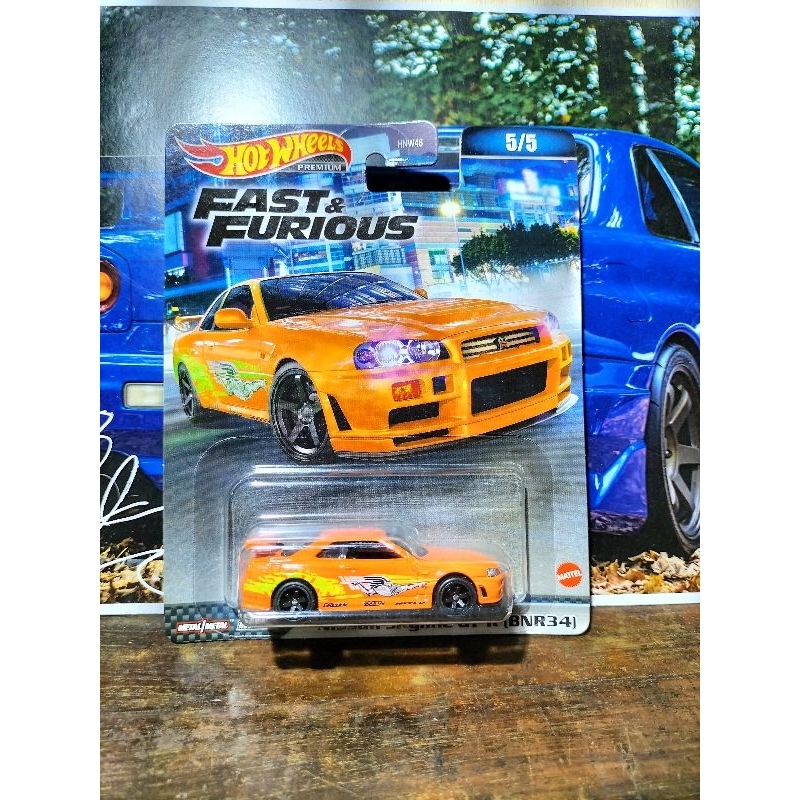 Hotwheels Nissan Skyline GTR R34 Fast Furious Orange | Shopee Malaysia