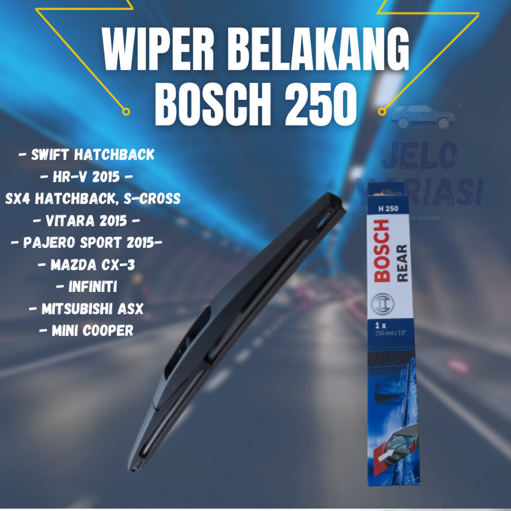 Rear Wiper 10 Bosch H 250 Swift / Vitara / Mini Cooper / HRV | Shopee ...