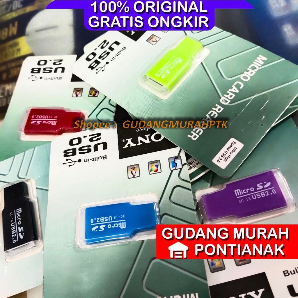 Card Reader Micro SD card To USB converter Shopee Malaysia