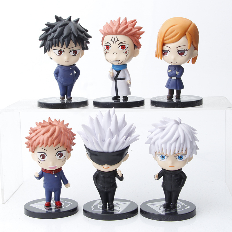 1pc Action Figure Jujutsu Kaisen Gojo Satoru Itadori Yuji Sukuna Panda 