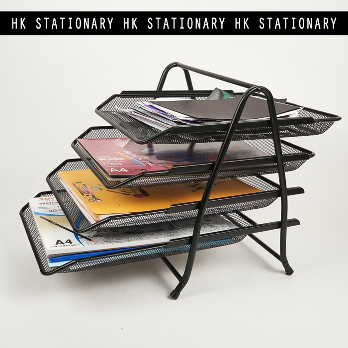Document Tray 4 Tier Document Container Rack | Shopee Malaysia