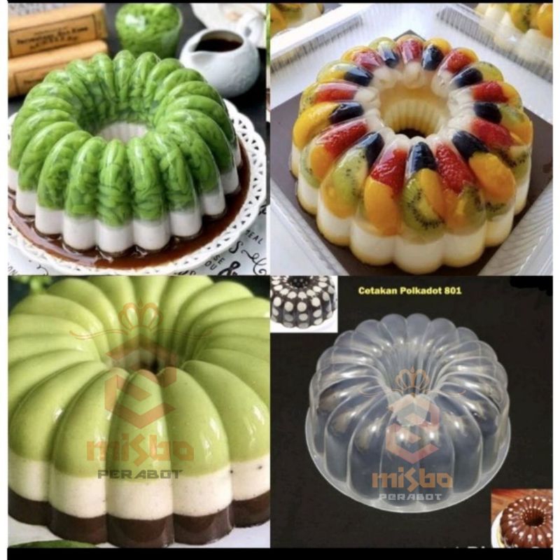 Polkadot Pudding Mold 801802 Pudding 803 Pudding Jelly Mold