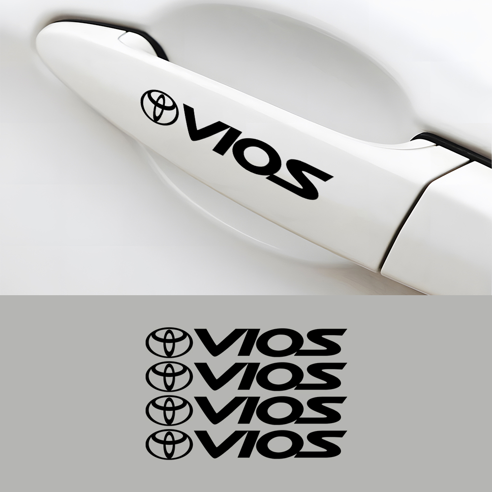 Toyota Vios Car Door Handle Sticker Car Decal Sticker Shopee Malaysia