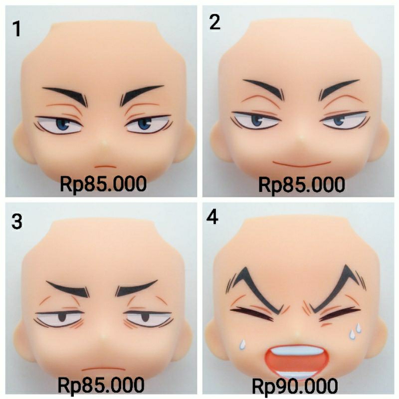 723 Nendoroid Keiji Akaashi Kotaro Bokuto Faceplate Haikyu Split