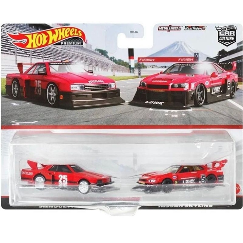Hot WHEELS 2pack NISSAN SKYLINE SILHOUETTES LB ER34 R34 LBWK LIBERTY ...