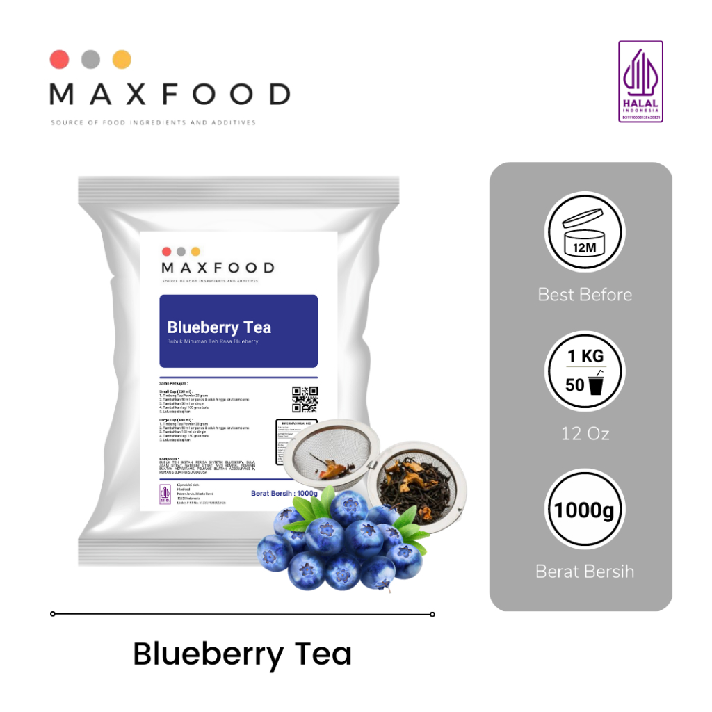 Blueberry Tea/ Blueberry Tea/ Blueberry Tea Drink Powder/ Blueberry Tea ...