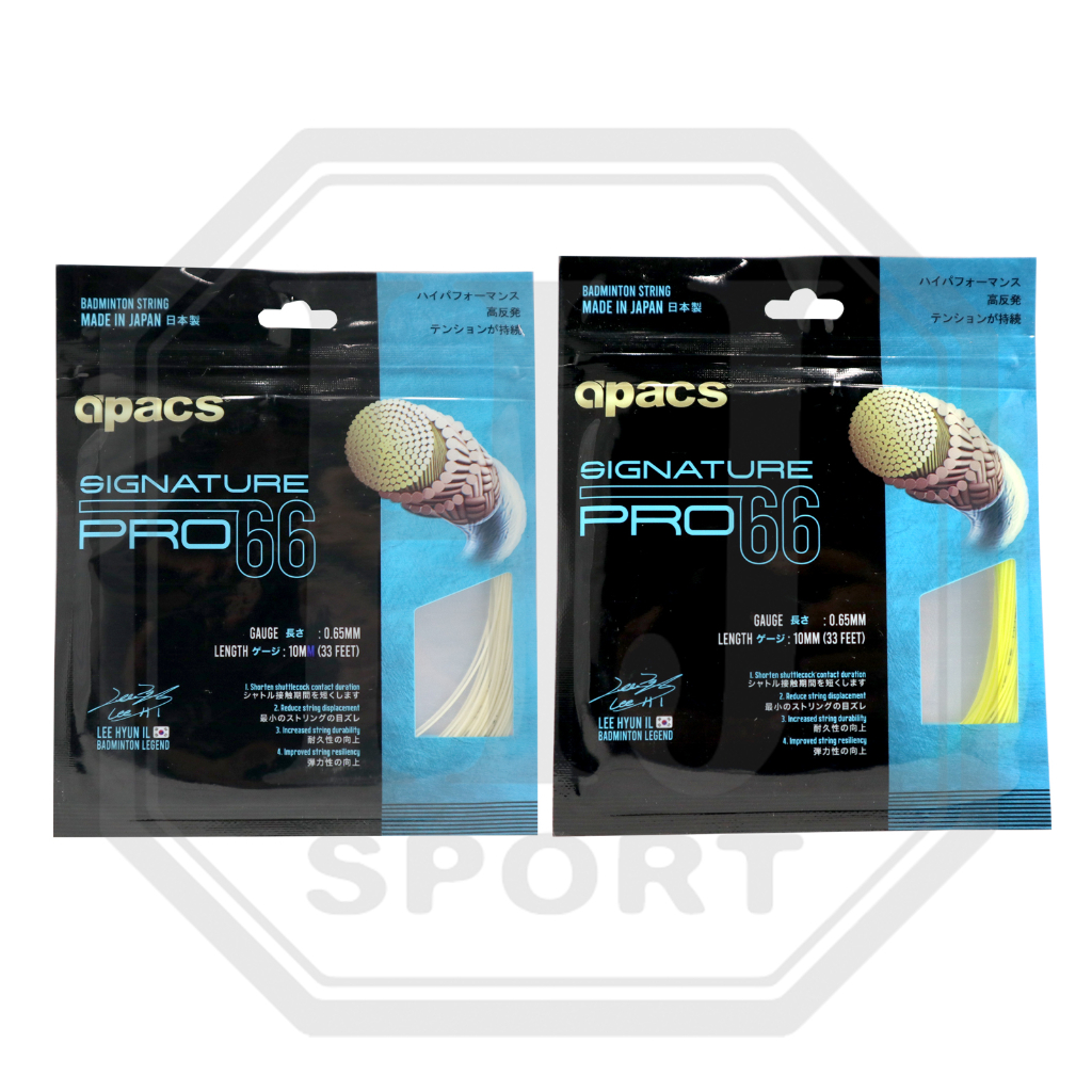 Original Apacs Signature Nano 66 Badminton Racket Strings | Shopee Malaysia