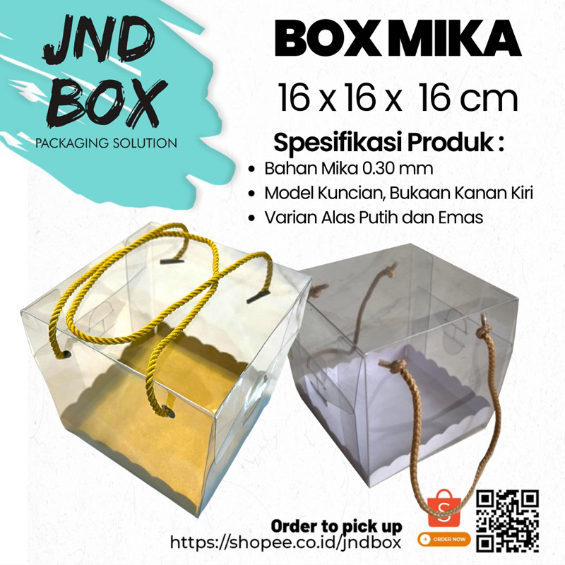 Doskue Mica Box 16 x 16 x 16 cm (Min order 2 pcs) | Shopee Malaysia