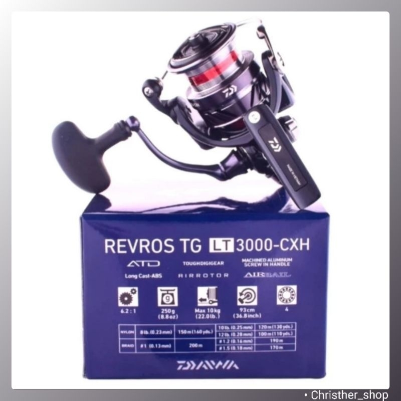Daiwa REVROS LT TG 3000 CXH Spinning Reel (New) | Shopee Malaysia