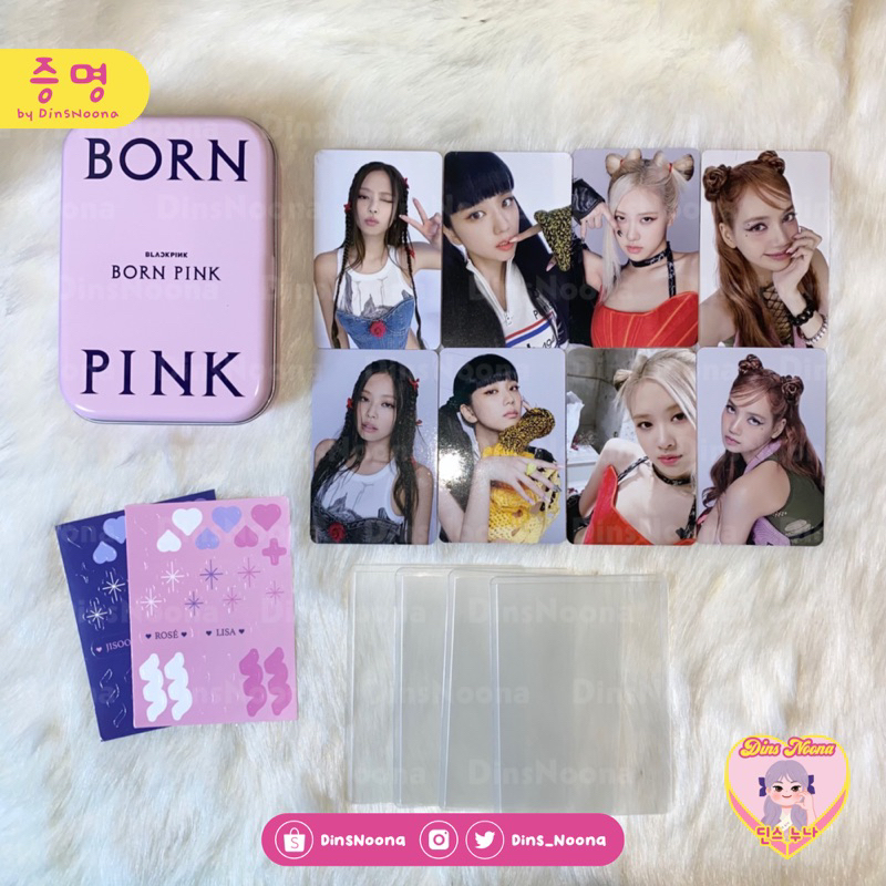 Sharing Blackpink Born Pink Tincase Photocard Toploader Kit Shopee