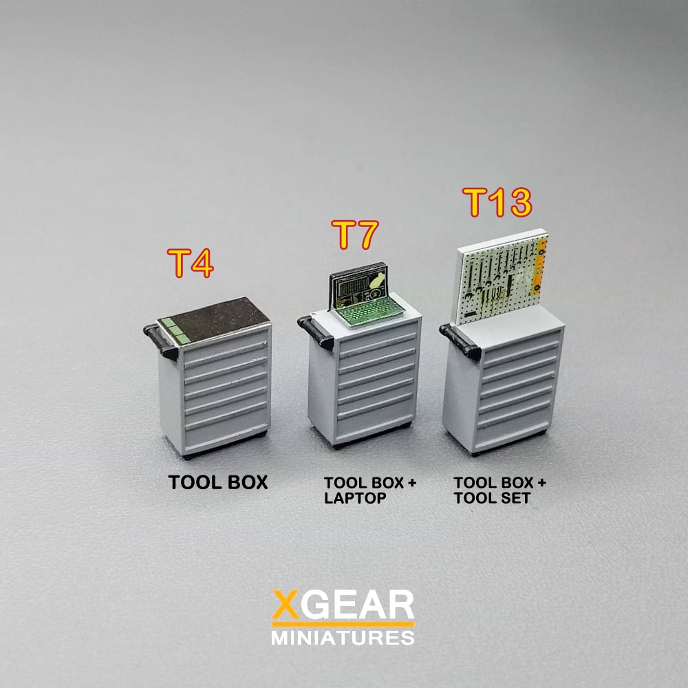 XGEAR TOOLBOX + LAPTOP & TOOL SET complete Model variant detailing ...