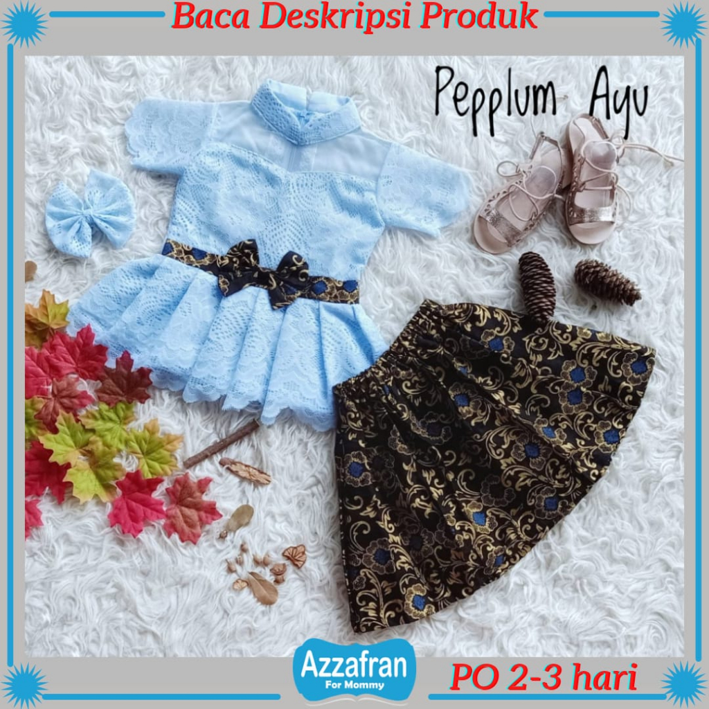 Pepplum Ayu Kebaya Azzafran for Mommy Children's Kebaya Javanese